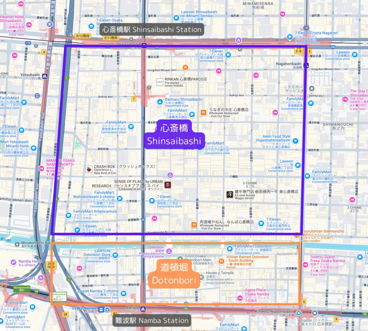 แผนที่ชินไซบาชิ