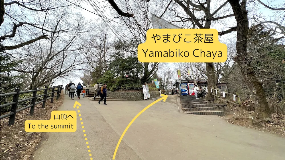 ทางแยกไปยัง Yamabiko Chaya