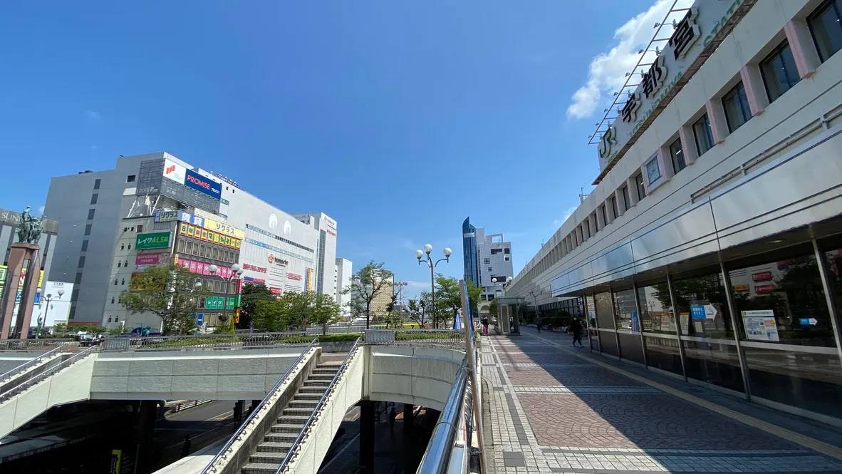 สถานีอุสึโนมิยะ ทางออกทิศตะวันตก
