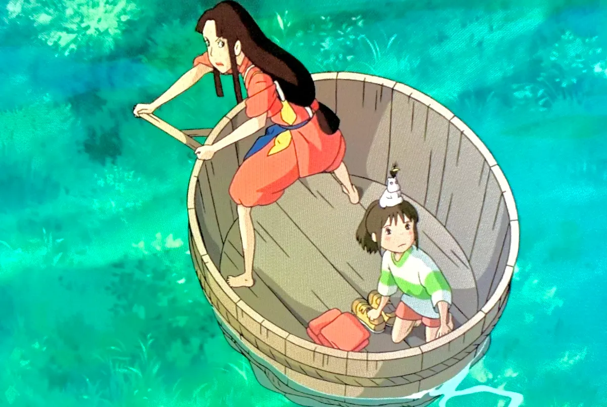 ฉากใน Spirited Away ที่มีทาไรบุเนะ